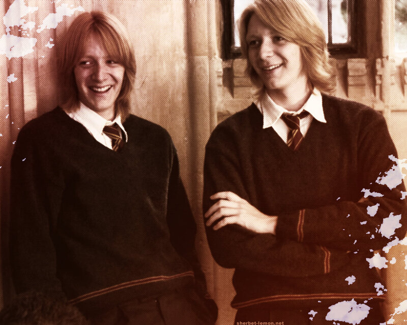 Two students in school uniforms