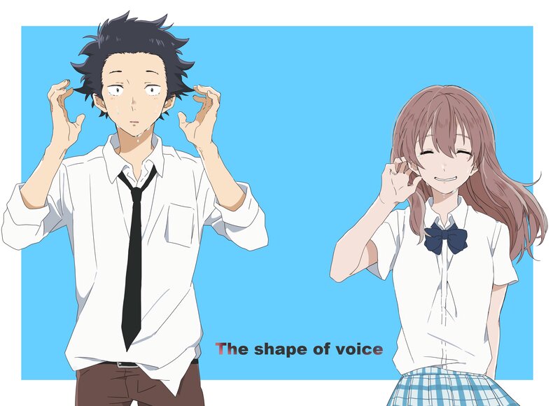 Two Students in Uniforms — Blue, Playful