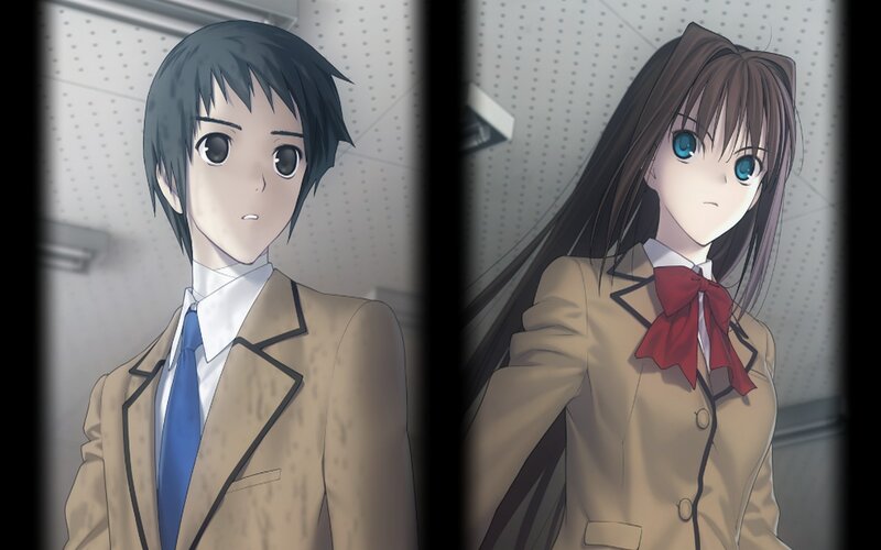 Two Students in Uniforms