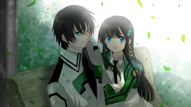 Two Students on a Bench