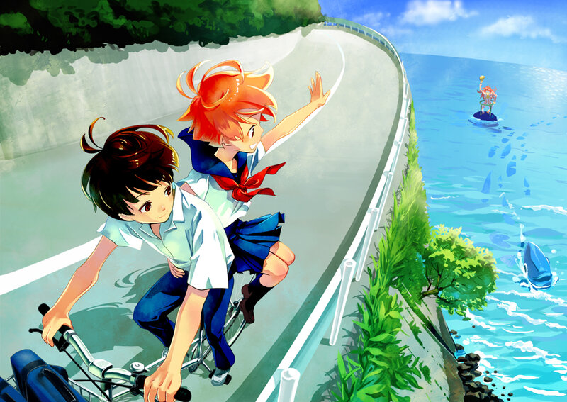 Two Students on a Bicycle