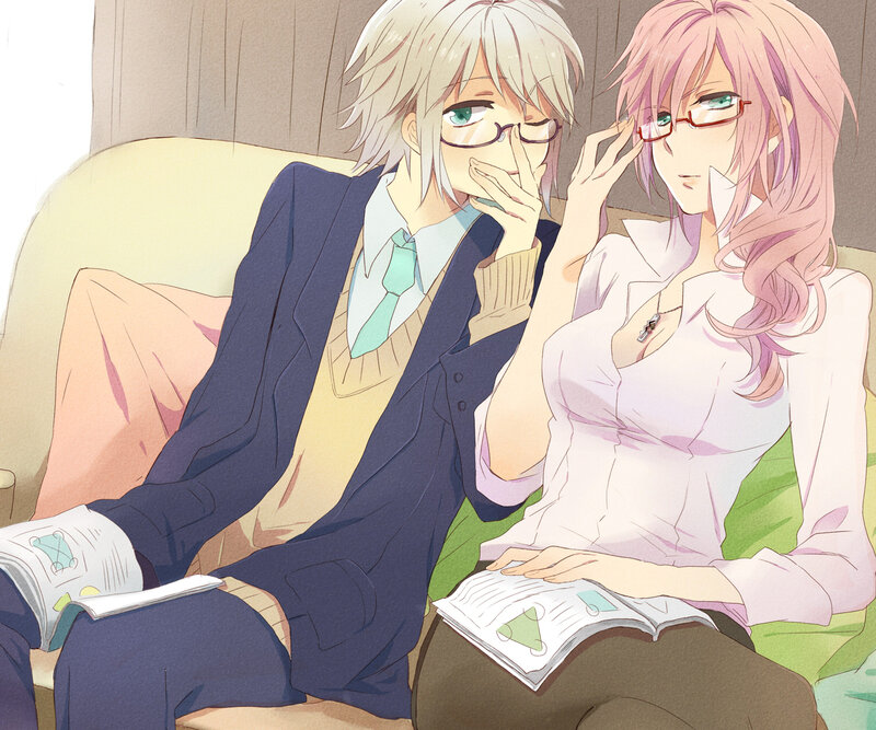 Two Students Reading