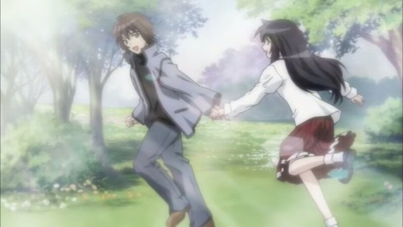 Two Students Running