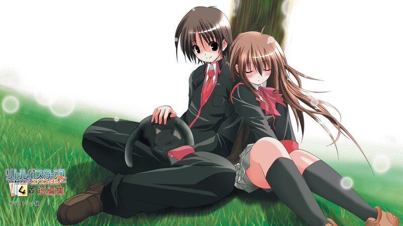 Two Students Sitting — Green, Peaceful