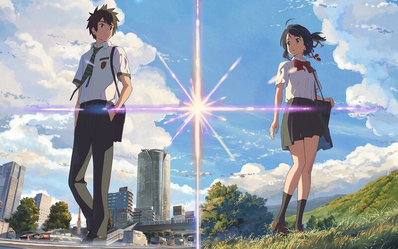 Two Students Standing Apart