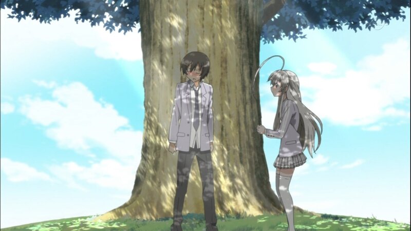 Two Students under a Tree