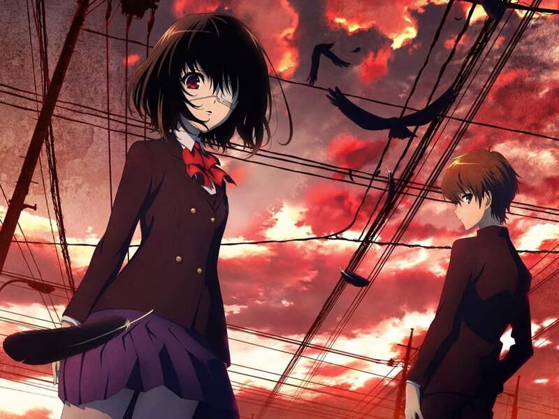 Two Students under Power Lines — Red