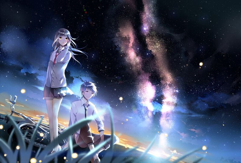 Two Students under Stars