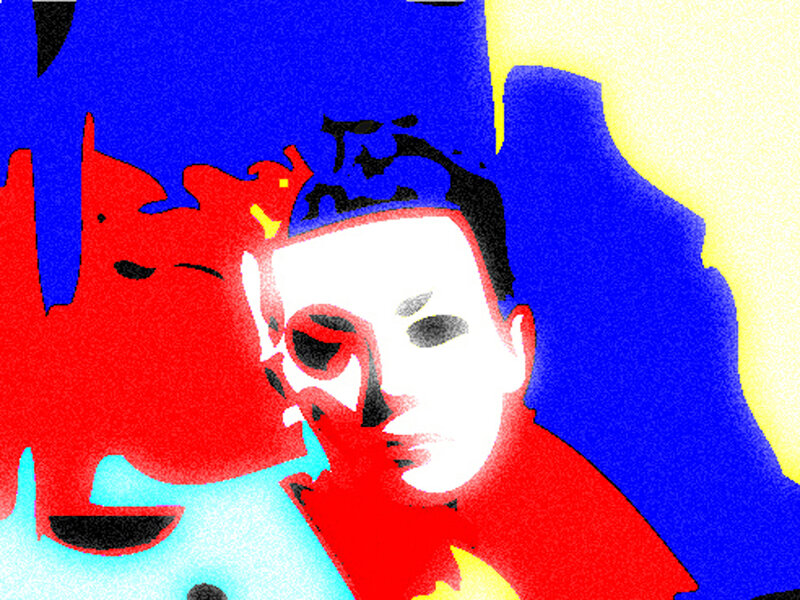 Two Stylized Faces
