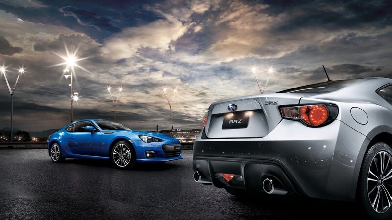 Two Subaru BRZ Cars — Blue