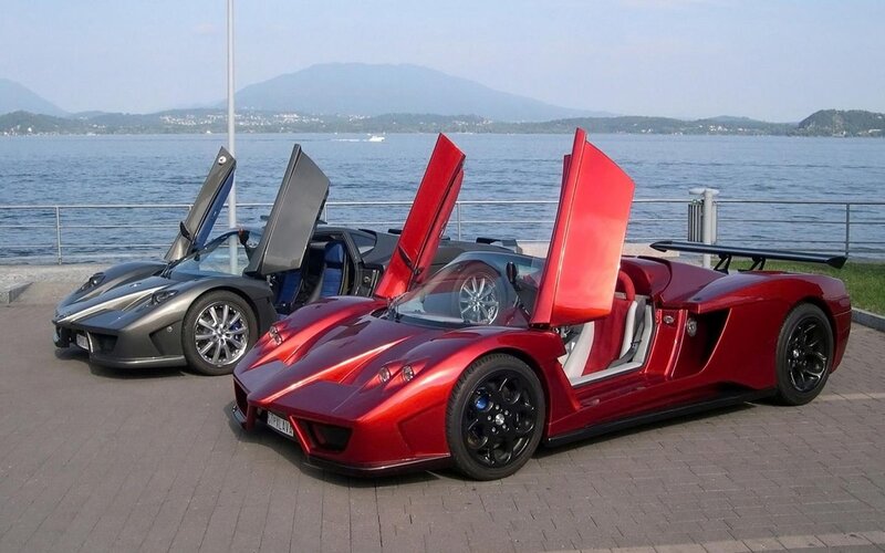 Two Supercars Parked