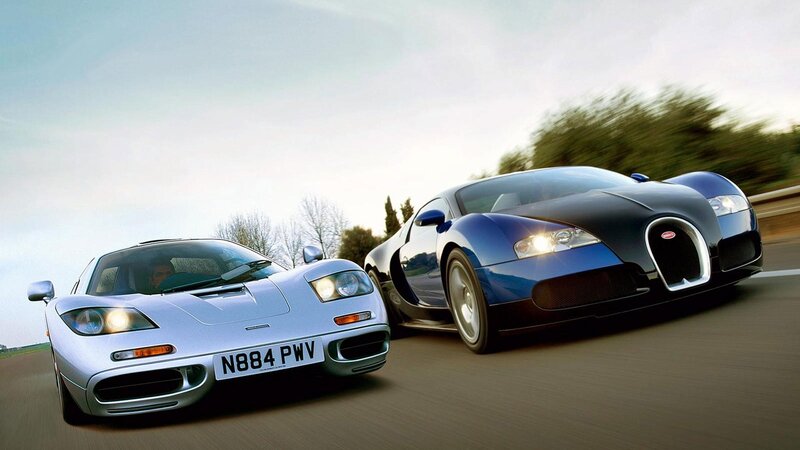 Two Supercars Racing