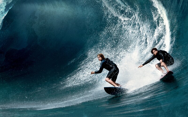 Two Surfers in Wave