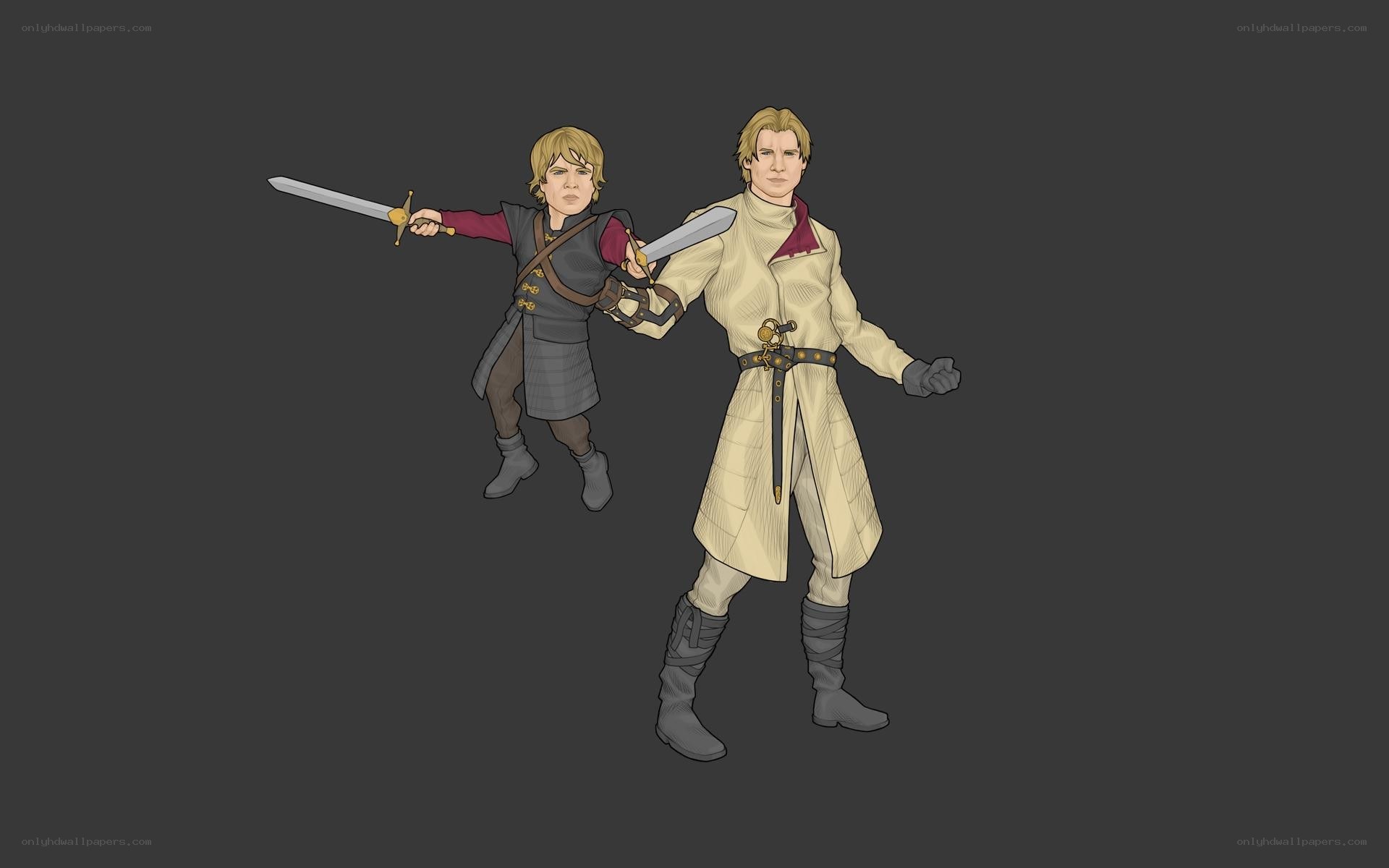 Two sword-wielding characters