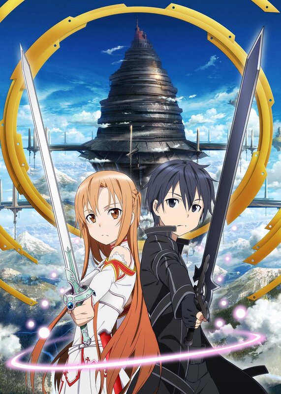 Two Sword-wielding Characters — Blue, Dramatic, Afternoon