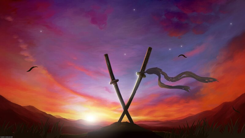 Two Swords in Ground