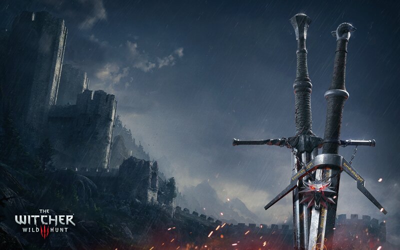 Two Swords in Stone — Gray