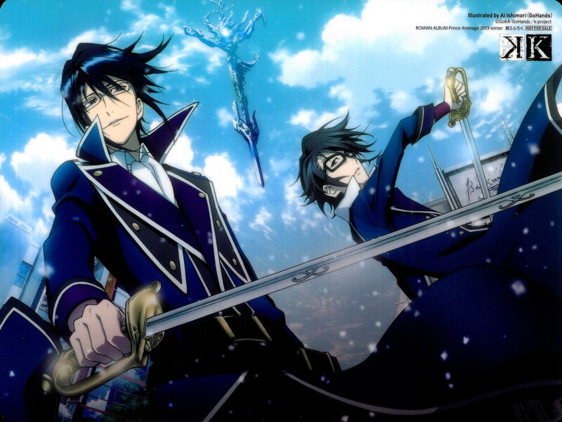 Two Swordsmen in Blue Uniforms