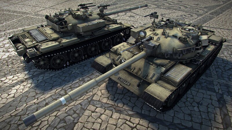 Two Tanks on Pavement