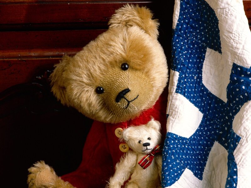 Two Teddy Bears — Brown, Cozy