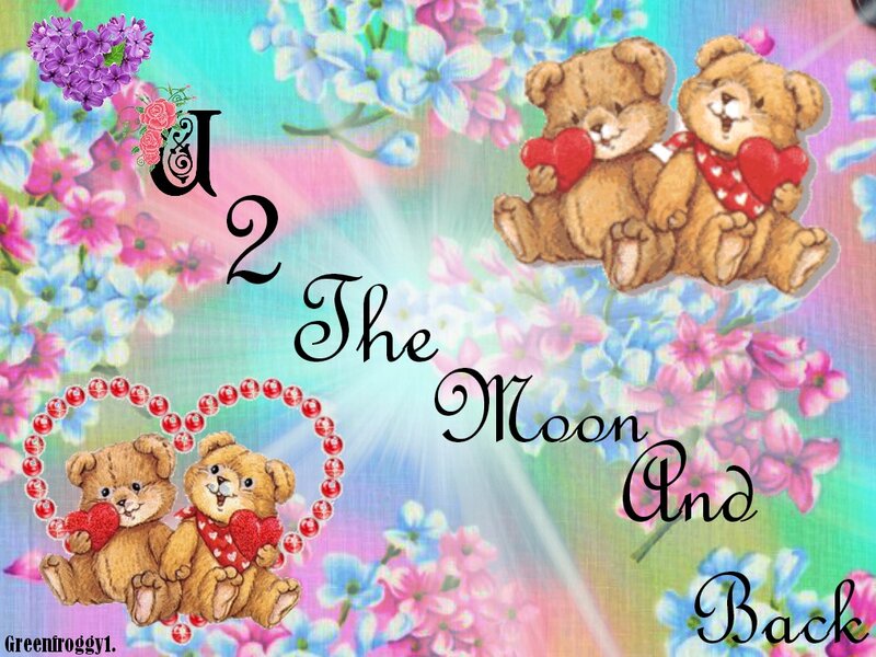 Two Teddy Bears — Pink, Cheerful, Spring