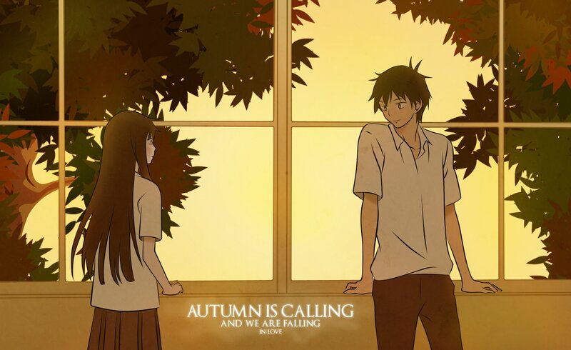 Two Teenagers by Window — Yellow
