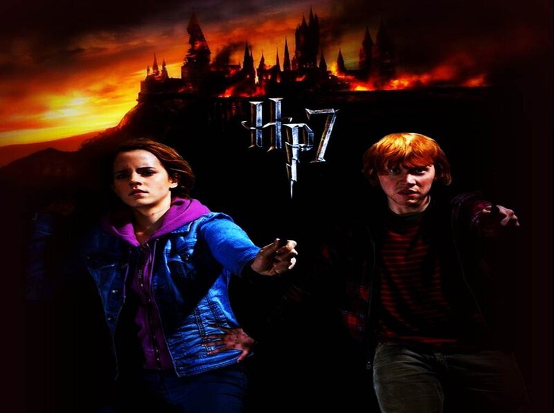 Two Teenagers with Wands