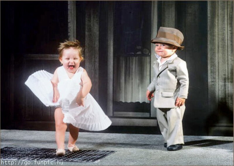 Two Toddlers on Stage