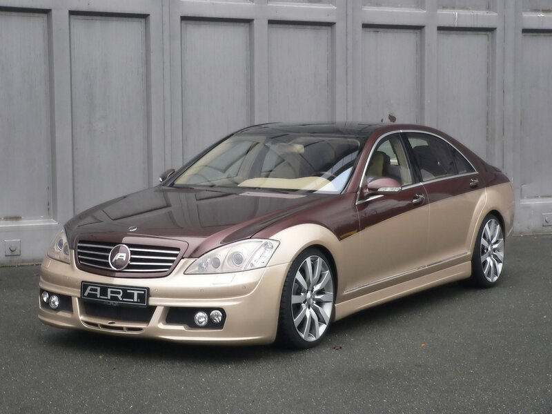 two-tone luxury sedan