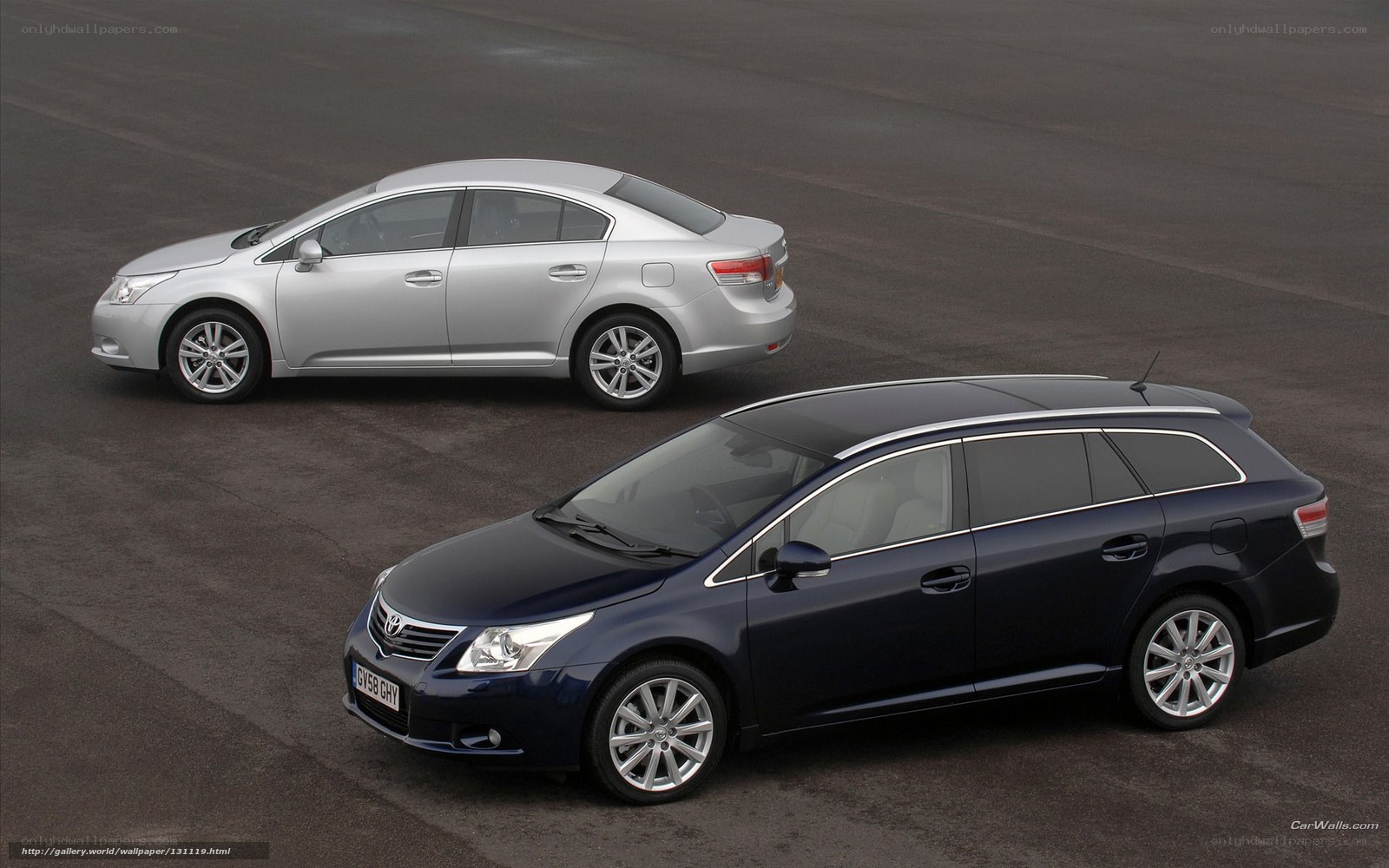 Two Toyota Avensis models