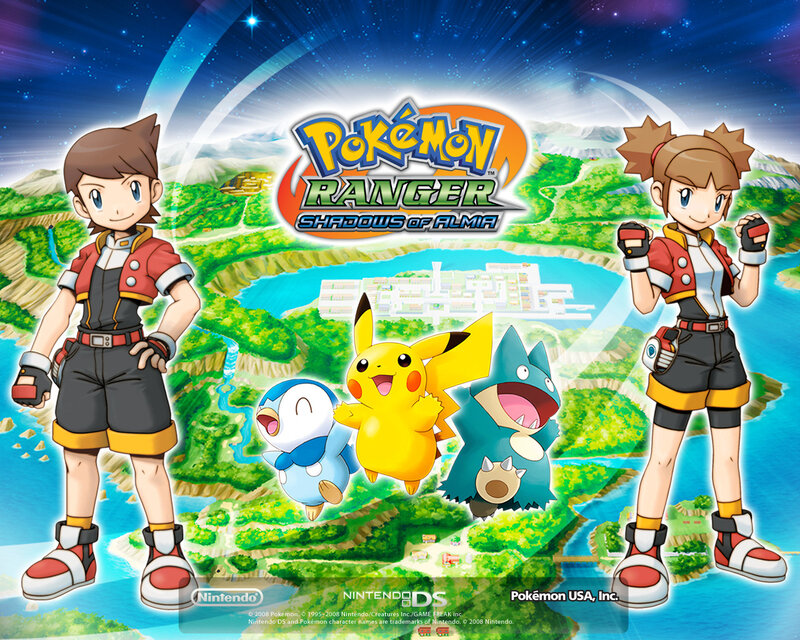 Two Trainers with Pokémon — Blue, Adventurous