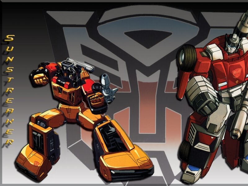 Two Transformers Robots
