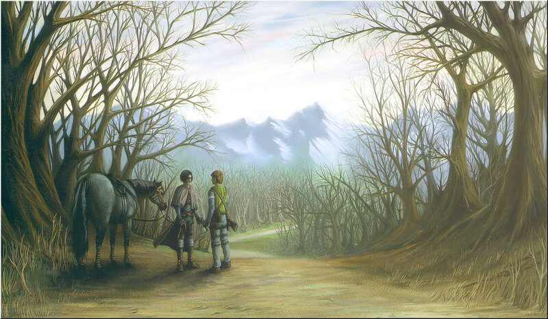 Two Travelers with Horse