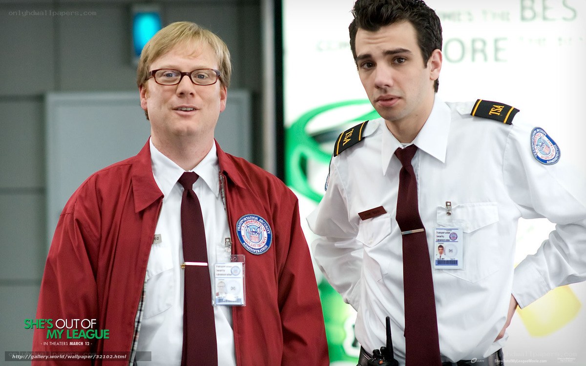 Two TSA agents in uniform