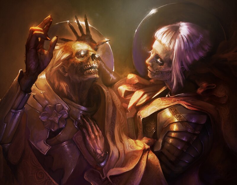 Two Undead Figures