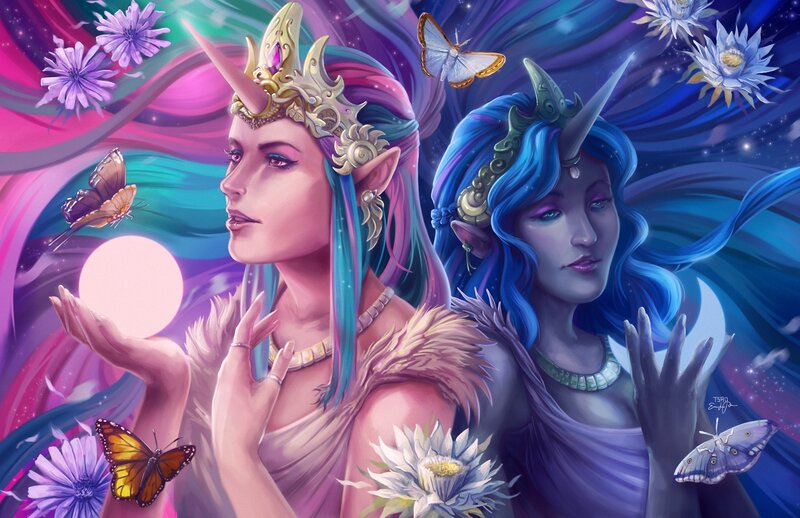 Two Unicorn Women