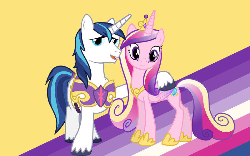 Two Unicorns Standing