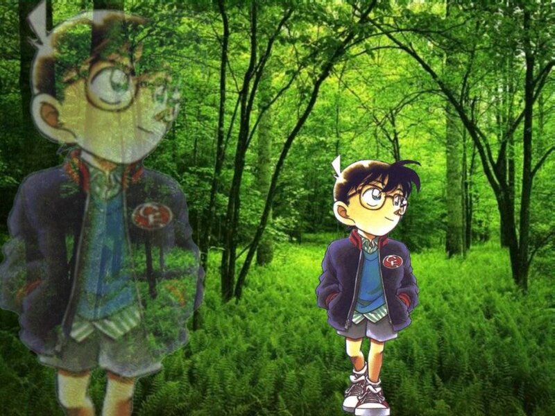 Two Versions of a Boy in Forest