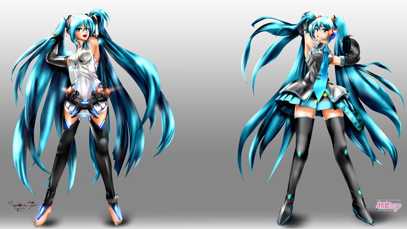 Two Versions of a Character — Blue