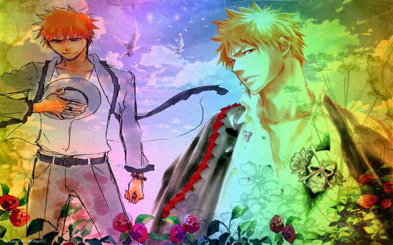 Two Versions of a Character — Purple