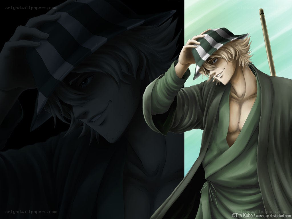 Two versions of a character
