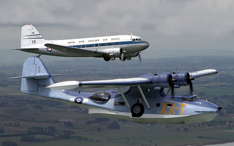 Two Vintage Aircraft