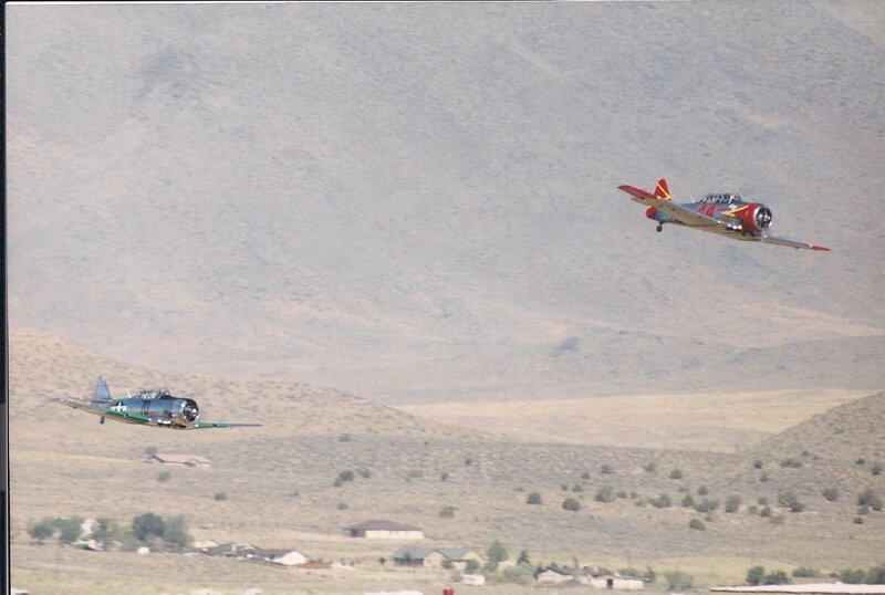Two Vintage Airplanes — Gray, Open
