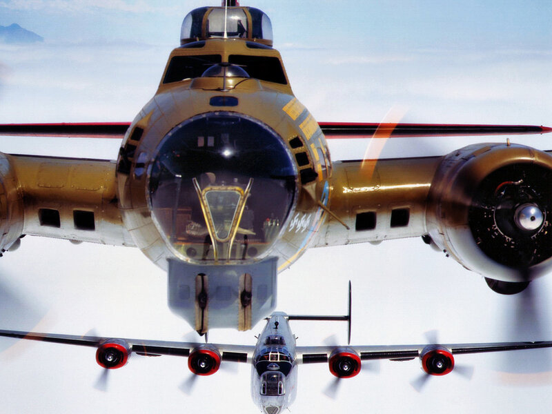 Two Vintage Bombers — Gold