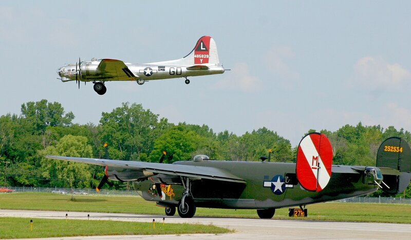 Two Vintage Bombers