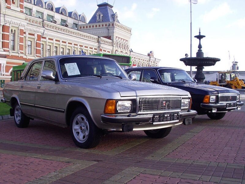 Two Vintage Cars — Gray