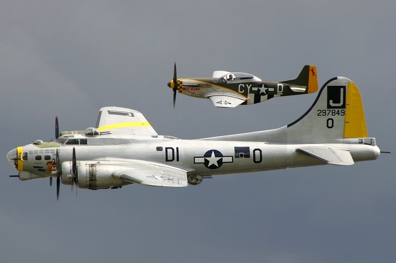 Two Vintage Military Aircraft