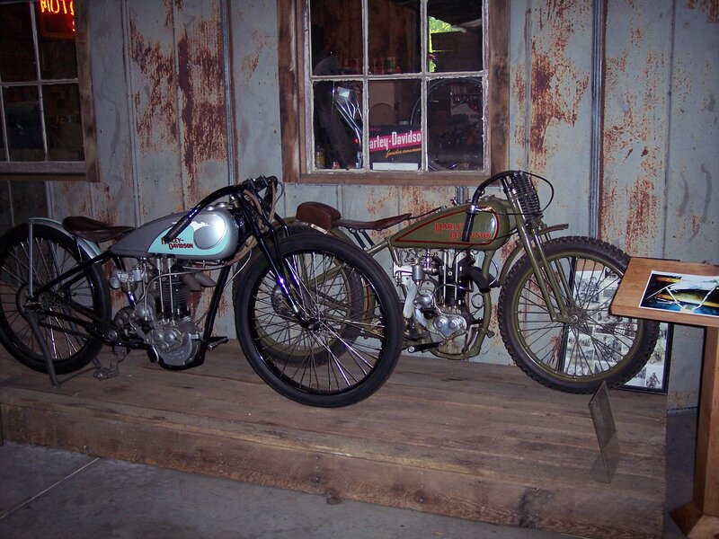Two Vintage Motorcycles