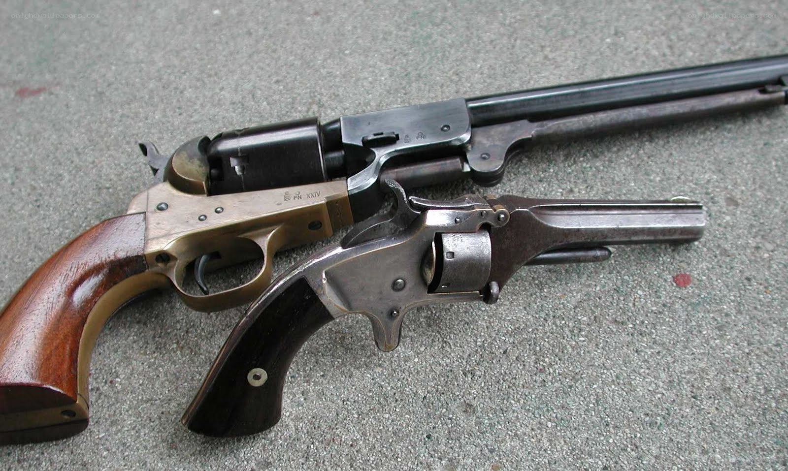 Two vintage revolvers