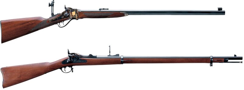 Two vintage rifles